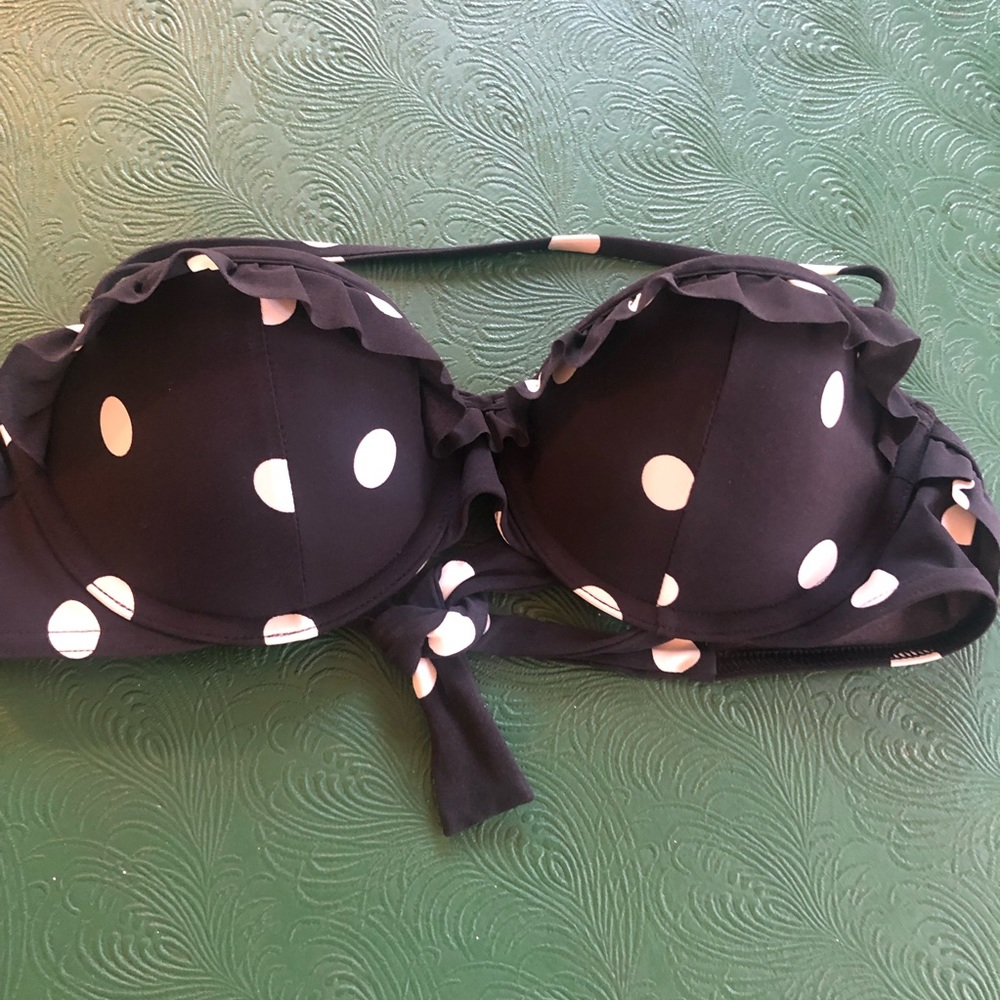 NWT Gap Body Polka Dot Bikini Top Size 34B